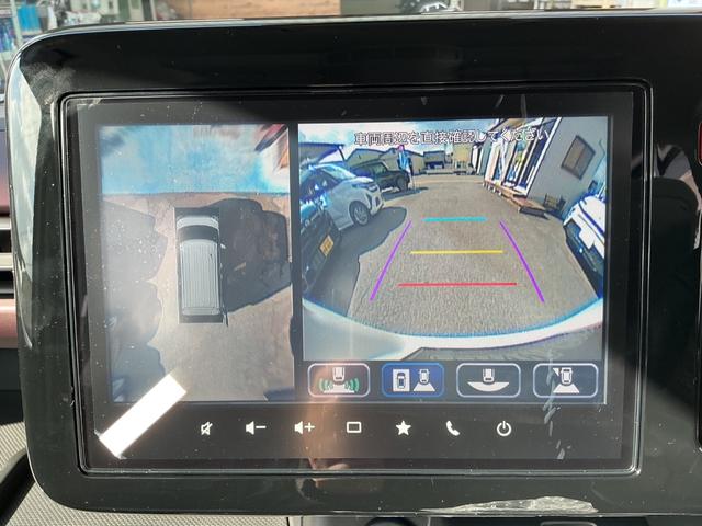 スペーシアカスタム ハイブリッドXS 登録済未使用車 全方位モニター付メモリーナビ 両側パワースライドドア Bluetooth TV スマートキー LEDヘッドライト 純正アルミホイール スズキセーフティ(7枚目)