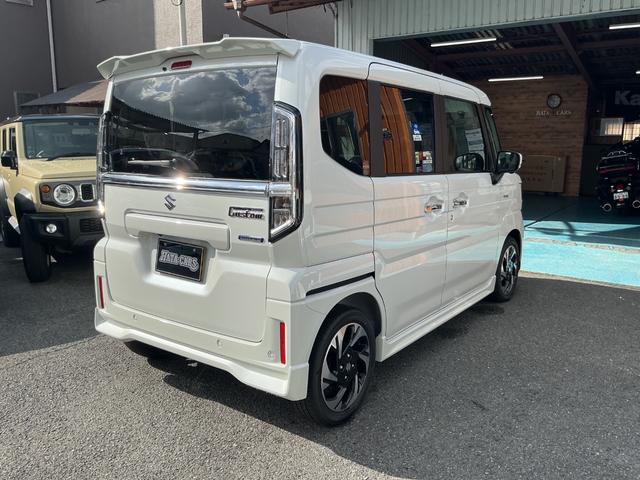 スペーシアカスタム ハイブリッドXS 登録済未使用車 全方位モニター付メモリーナビ 両側パワースライドドア Bluetooth TV スマートキー LEDヘッドライト 純正アルミホイール スズキセーフティ(41枚目)