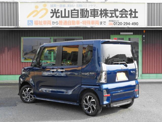 タント カスタムＲＳ　スローパー　リヤシート付４人乗り　前倒し機能付スロープ　両側電動スライドドア　純正１０インチナビＴＶ　ドラレコ　ＥＴＣ　　ターボ（3枚目）