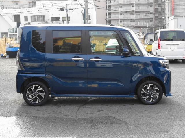 タント カスタムＲＳ　スローパー　リヤシート付４人乗り　前倒し機能付スロープ　両側電動スライドドア　純正１０インチナビＴＶ　ドラレコ　ＥＴＣ　　ターボ（4枚目）