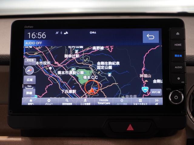 Ｎ－ＢＯＸ ベースグレード　当社デモカー　禁煙車　９インチギャザーズメモリーナビ　フルセグ　ＣＤ／ＤＶＤ　ミュージックラック　ホンダセンシング　ＬＥＤヘッドライト　ＥＴＣ　ドライブレコーダー　フロントヒーターシート　前後センサー（3枚目）