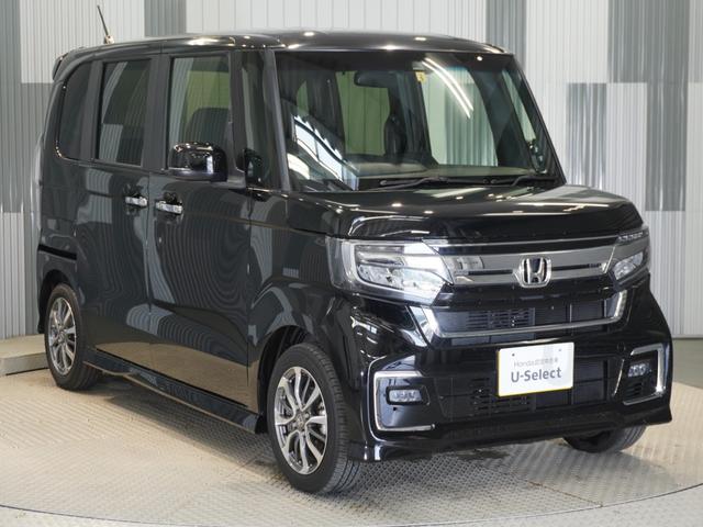 Ｎ－ＢＯＸカスタム Ｌ　ワンオーナ　禁煙車　８インチギャザーズメモリーナビ　フルセグ　ＣＤ／ＤＶＤ　ミュージックラック　ホンダセンシング　ＬＥＤヘッドライト　ＥＴＣ　リアセンサー　サイド・カーテンエアバック　１４インチＡＷ（9枚目）