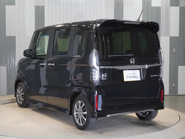 Ｎ－ＢＯＸカスタム Ｌ　ワンオーナ　禁煙車　８インチギャザーズメモリーナビ　フルセグ　ＣＤ／ＤＶＤ　ミュージックラック　ホンダセンシング　ＬＥＤヘッドライト　ＥＴＣ　リアセンサー　サイド・カーテンエアバック　１４インチＡＷ（10枚目）