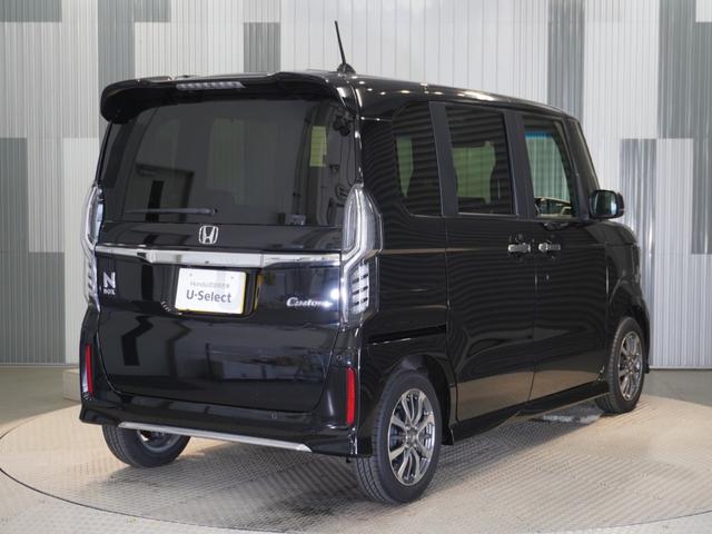Ｎ－ＢＯＸカスタム Ｌ　ワンオーナ　禁煙車　８インチギャザーズメモリーナビ　フルセグ　ＣＤ／ＤＶＤ　ミュージックラック　ホンダセンシング　ＬＥＤヘッドライト　ＥＴＣ　リアセンサー　サイド・カーテンエアバック　１４インチＡＷ（23枚目）