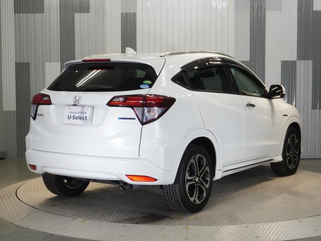ヴェゼル ハイブリッドＺ・ホンダセンシング　ワンオーナー車　禁煙車　ギャザーズメモリーナビ　フルセグ　ＣＤ／ＤＶＤ　ミュージックラック　ホンダセンシング　ＬＥＤヘッドライト　ＥＴＣ　前後ドライブレコーダー　フロントヒーターシート　１７インチＡＷ（26枚目）