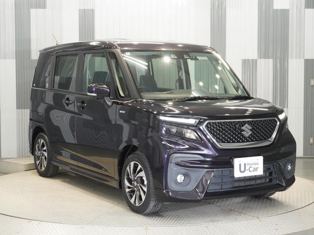 ソリオバンディット ハイブリッドＭＶ　ワンオーナー車　禁煙車　スズキ純正メモリーナビ　フルセグ　ＣＤ／ＤＶＤ　マルチビューカメラ　ＥＴＣ　リアカメラ　ドライブレコーダー　ＬＥＤヘッドライトシートヒーター衝突軽減ブレーキ前後ドライブレコーダ（7枚目）