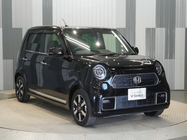 N-ONE プレミアム ワンオーナー 禁煙車 ギャザーズCDチューナー ホンダセンシング LEDヘッドライト フォグランプ フロントヒーターシート サイド・カーテンエアバック クルーズコントロール 本革巻きステアリング(6枚目)