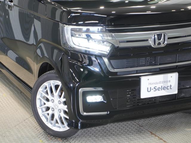 Ｎ－ＢＯＸカスタム Ｌターボ　ワンオーナー車　禁煙車　ギャザーズメモリーナビ　フルセグ　ＣＤ／ＤＶＤ　ミュージックラック　ホンダセンシング　ＬＥＤヘッドライト　ＥＴＣ　パドルシフト　リアセンサー　１５インチアルミホイール（28枚目）