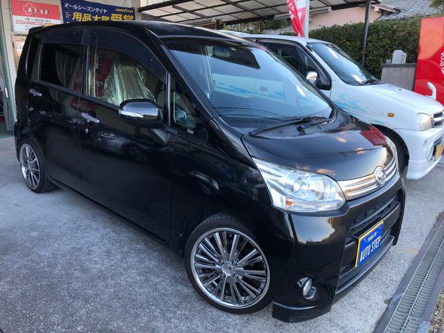 ムーヴ カスタム　Ｘ　ローダウン／１６インチアルミ／ＨＩＤ　ＬＥＤヘッドランプ　スマートキー　アイドリングストップ　電動格納ミラー　ベンチシート　ＣＶＴ　盗難防止システム　ＡＢＳ（4枚目）