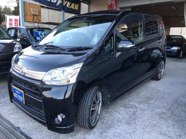 ムーヴ カスタム　Ｘ　ローダウン／１６インチアルミ／ＨＩＤ　ＬＥＤヘッドランプ　スマートキー　アイドリングストップ　電動格納ミラー　ベンチシート　ＣＶＴ　盗難防止システム　ＡＢＳ（5枚目）