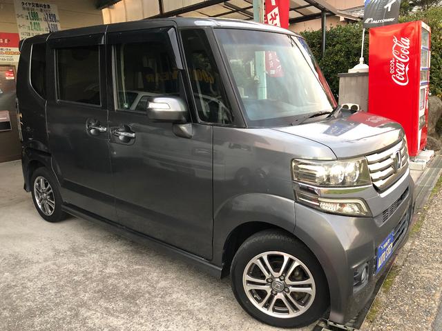 Ｎ－ＢＯＸカスタム Ｇ　検査２年付き／プッシュスタート／アイドリングストップ／スマートキー／ＨＩＤ／両側スライドドア／ウィンカーミラー／ＣＤ・ＵＳＢ・ＡＵＸ／プライバシーガラス（3枚目）