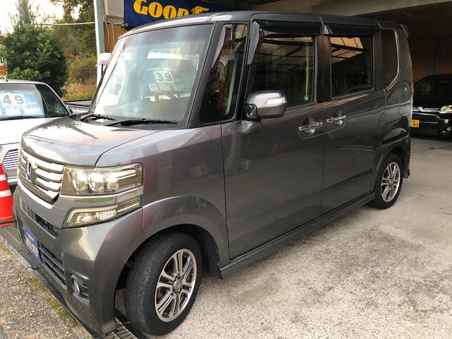 Ｎ－ＢＯＸカスタム Ｇ　検査２年付き／プッシュスタート／アイドリングストップ／スマートキー／ＨＩＤ／両側スライドドア／ウィンカーミラー／ＣＤ・ＵＳＢ・ＡＵＸ／プライバシーガラス（4枚目）