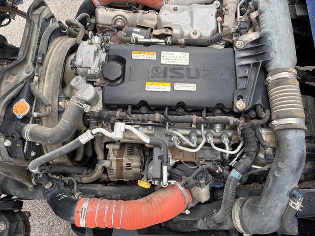 エルフトラック ダンプ 強化ダンプ 積載3t 新明和製 6速MT 鳥居補強 コボレーン ダム加工 助手席側電動格納ミラー スタートアシスト キーレス 中間ピン ETC(56枚目)