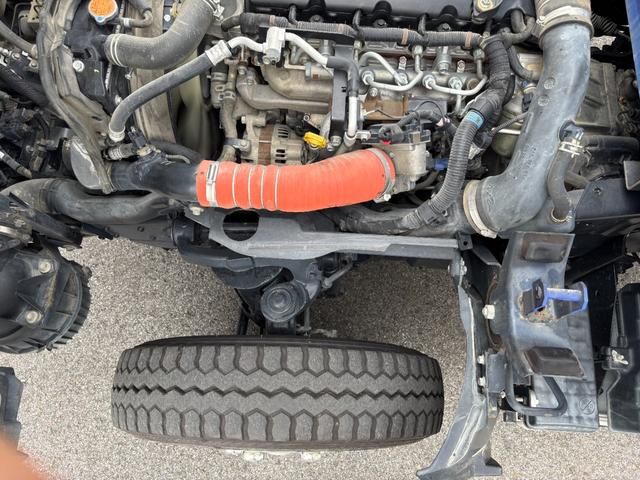 エルフトラック ダンプ 強化ダンプ 積載3t 新明和製 6速MT 鳥居補強 コボレーン ダム加工 助手席側電動格納ミラー スタートアシスト キーレス 中間ピン ETC(57枚目)