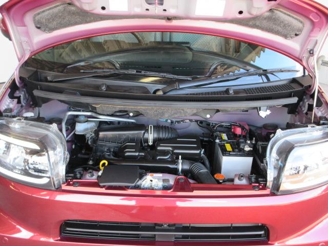 直列３気筒　ＤＯＨＣ　１２バルブ　クラストップレベルの低燃費を実現。