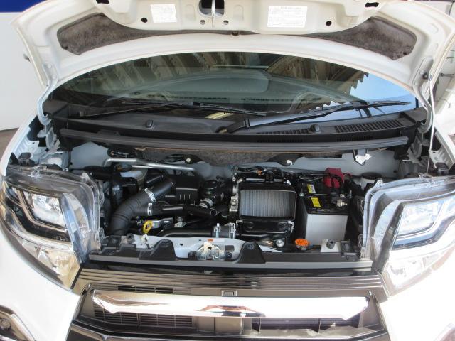 DOHC 3気筒12バルブ インタークーラーターボエンジン力強い走りのターボエンジン。