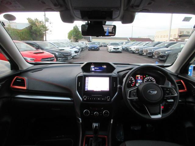 フォレスター X-BREAK アイサイト 地デジナビ ドラレコ ETC バックカメラ フロントカメラ サイドカメラ SRH AVH X-MODE フォグランプ リヤビークルディデクション パドルシフト オートライト ステアリングヒーター シートヒーター LEDヘッドライト(2枚目)