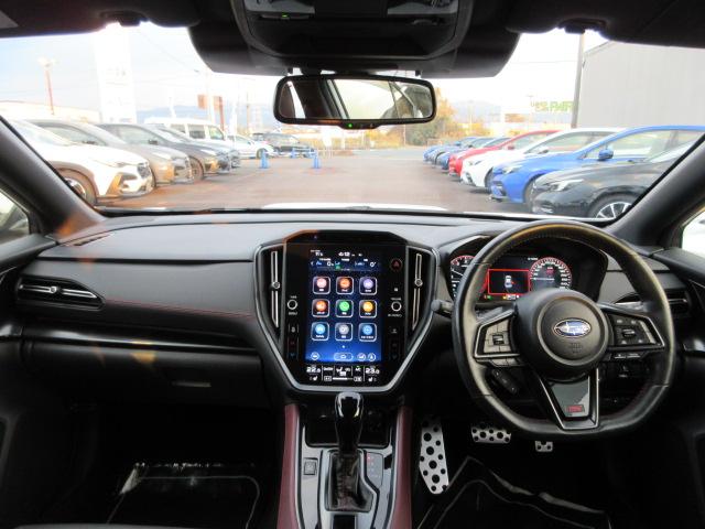 WRX S4 STI Sport R EX 地デジナビ ETC バックカメラ サイドカメラ フロントカメラ リヤビークルディデクション パワーシート オートビークルホールド 電動パーキングブレーキ シートヒーター VDC USB電源(6枚目)