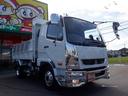 ファイター フルキャブ高機能パッケージ新明和強化ダンプ３．３５トン　２２０馬力　本革シート　純正メッキパーツ　電動コボレーン　リヤダム　中間ピン　鳥居プロテクタ　左右ラダー　純正アルコアアルミ７本　ヒーター付き左電格リモコンミラー　ＥＺＧＯ　キーレス　ベッド　カーテン（7枚目）