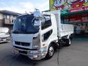 フルキャブ高機能パッケージ新明和強化ダンプ３．３５トン　２２０馬力　本革シート　純正メッキパーツ　電動コボレーン　リヤダム　中間ピン　鳥居プロテクタ　左右ラダー　純正アルコアアルミ７本　ヒーター付き左電格リモコンミラー　ＥＺＧＯ　キーレス　ベッド　カーテン（23枚目）