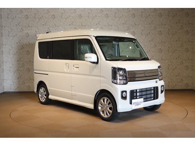 エブリイワゴン ＰＺターボスペシャル　両側電動スライドドア　クリアランスソナー　レーンアシスト　衝突被害軽減システム　ＬＥＤヘッドランプ　スマートキー　アイドリングストップ　電動格納ミラー　シートヒーター　ベンチシート　ＣＶＴ（13枚目）