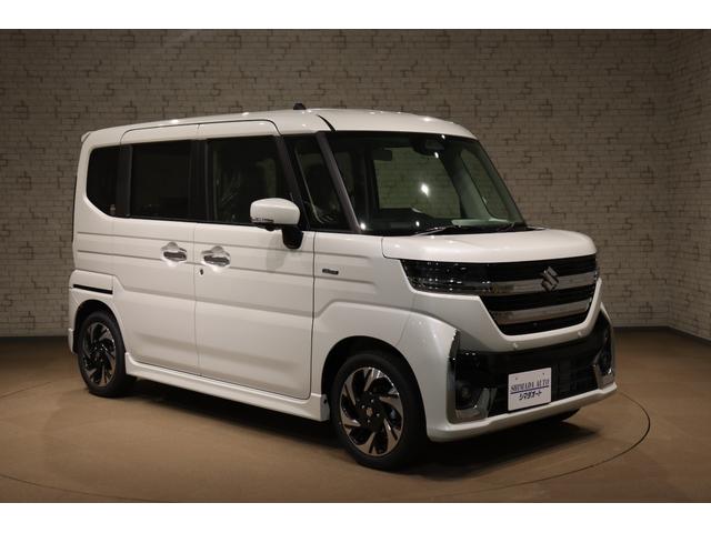 スペーシアカスタム ハイブリッドXS 全方位モニター付きナビ 両側電動スライドドア TV クリアランスソナー クルーズコントロール 衝突被害軽減システム LEDヘッドランプ スマートキー アイドリングストップ 電動格納ミラー(13枚目)