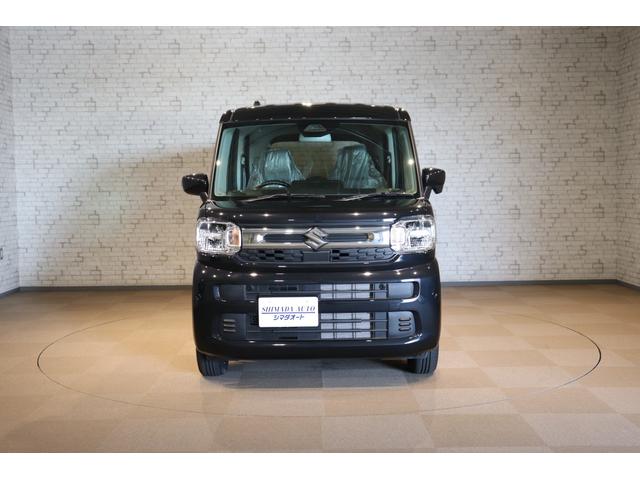 スペーシア ハイブリッドG 両側スライドドア クリアランスソナー レーンアシスト 衝突被害軽減システム LEDヘッドランプ スマートキー アイドリングストップ 電動格納ミラー ベンチシート CVT 盗難防止システム ABS(10枚目)