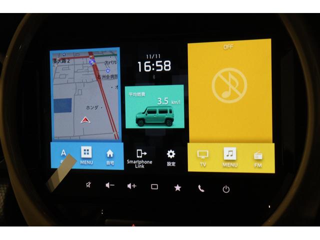 ハスラー ハイブリッドG 全方位モニター付きナビ クリアランスソナー クルーズコントロール レーンアシスト 衝突被害軽減システム LEDヘッドランプ スマートキー アイドリングストップ シートヒーター CVT(9枚目)