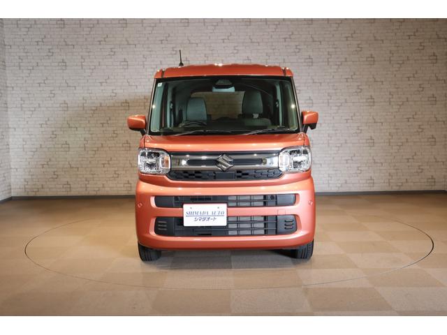 スペーシア ハイブリッドX 両側電動スライドドア クリアランスソナー レーンアシスト 衝突被害軽減システム LEDヘッドランプ スマートキー アイドリングストップ シートヒーター ベンチシート CVT 盗難防止システム ABS(10枚目)