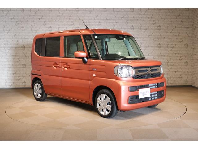 スペーシア ハイブリッドX 両側電動スライドドア クリアランスソナー レーンアシスト 衝突被害軽減システム LEDヘッドランプ スマートキー アイドリングストップ シートヒーター ベンチシート CVT 盗難防止システム ABS(11枚目)