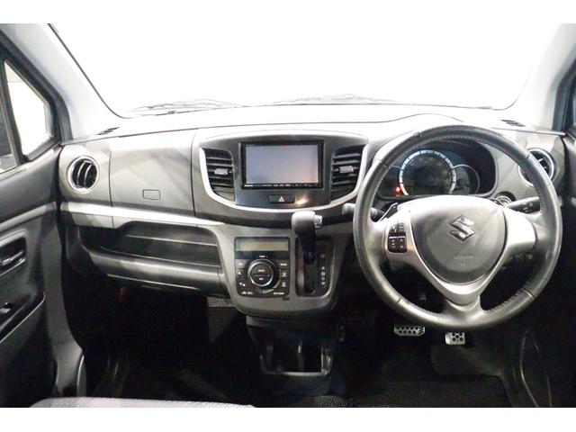 ワゴンRスティングレー T ナビ TV オートライト HID スマートキー アイドリングストップ ベンチシート CVT 盗難防止システム ABS CD USB アルミホイール 衝突安全ボディ エアコン パワーステアリング(2枚目)