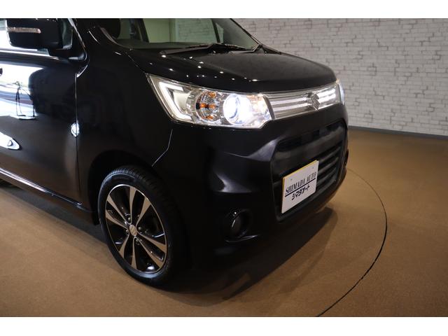 ワゴンRスティングレー T ナビ TV オートライト HID スマートキー アイドリングストップ ベンチシート CVT 盗難防止システム ABS CD USB アルミホイール 衝突安全ボディ エアコン パワーステアリング(19枚目)