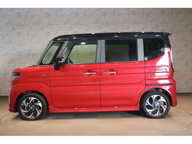 スペーシアカスタム ハイブリッドXSターボ 両側電動スライドドア クリアランスソナー クルーズコントロール レーンアシスト 衝突被害軽減システム オートライト LEDヘッドランプ スマートキー アイドリングストップ 電動格納ミラー(22枚目)