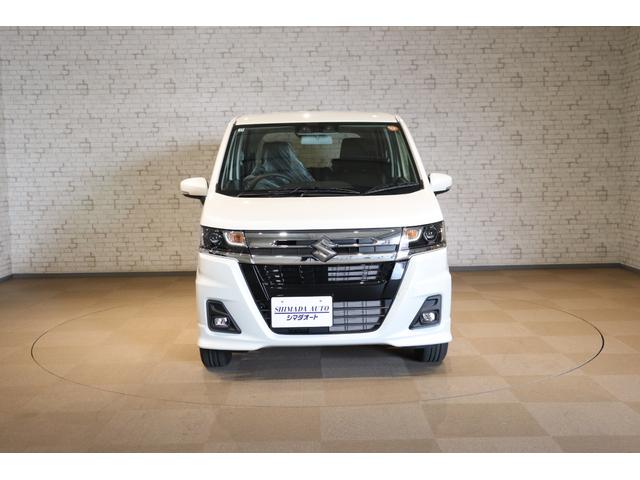 ワゴンＲカスタムＺ ハイブリッドＺＸ　クリアランスソナー　オートクルーズコントロール　レーンアシスト　衝突被害軽減システム　ＬＥＤヘッドランプ　スマートキー　アイドリングストップ　ベンチシート　ＣＶＴ　盗難防止システム　ＡＢＳ　ＥＳＣ（12枚目）