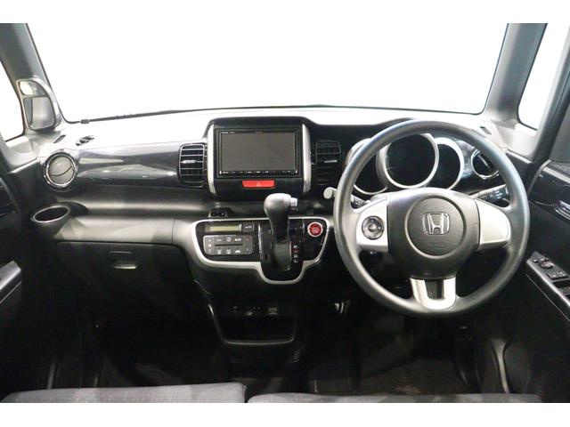 N-BOXカスタム G・Lパッケージ ETC バックカメラ 両側スライド・片側電動 ナビ TV オートライト HID スマートキー アイドリングストップ 電動格納ミラー ベンチシート CVT 盗難防止システム ABS CD(2枚目)