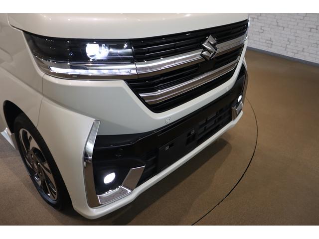 スペーシアカスタム ハイブリッドXSターボ 両側電動スライドドア クリアランスソナー クルーズコントロール レーンアシスト 衝突被害軽減システム オートライト LEDヘッドランプ スマートキー アイドリングストップ 電動格納ミラー(36枚目)