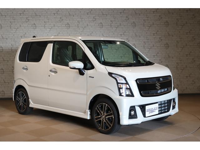 ワゴンＲスティングレー ハイブリッドＴ　クリアランスソナー　クルーズコントロール　レーンアシスト　衝突被害軽減システム　オートライト　ＬＥＤヘッドランプ　スマートキー　アイドリングストップ　電動格納ミラー　シートヒーター　ベンチシート（12枚目）