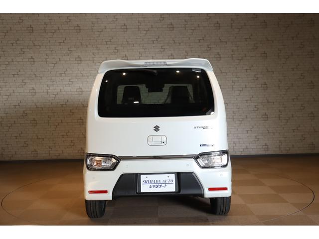 ワゴンＲスティングレー ハイブリッドＴ　クリアランスソナー　クルーズコントロール　レーンアシスト　衝突被害軽減システム　オートライト　ＬＥＤヘッドランプ　スマートキー　アイドリングストップ　電動格納ミラー　シートヒーター　ベンチシート（15枚目）