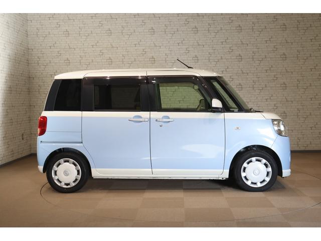 ムーヴキャンバス Ｘ　ＳＡＩＩ　両側スライドドア　衝突被害軽減システム　スマートキー　アイドリングストップ　ベンチシート　ＣＶＴ　盗難防止システム　ＡＢＳ　ＥＳＣ　衝突安全ボディ　エアコン　パワーステアリング　パワーウィンドウ（10枚目）