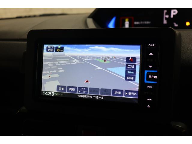 タント カスタムＲＳ　バックカメラ　両側電動スライドドア　ナビ　ＴＶ　クリアランスソナー　衝突被害軽減システム　ＬＥＤヘッドランプ　スマートキー　アイドリングストップ　シートヒーター　ベンチシート　ＣＶＴ　盗難防止システム（3枚目）