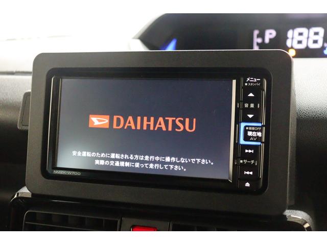 タント カスタムＲＳ　バックカメラ　両側電動スライドドア　ナビ　ＴＶ　クリアランスソナー　衝突被害軽減システム　ＬＥＤヘッドランプ　スマートキー　アイドリングストップ　シートヒーター　ベンチシート　ＣＶＴ　盗難防止システム（6枚目）