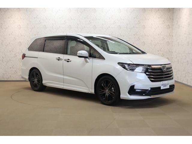 オデッセイハイブリッド ｅ：ＨＥＶアブソルート・ＥＸ　ハイブリッド　ドライブレコーダー　全周囲カメラ　ナビ　ＴＶ　両側電動スライドドア　クリアランスソナー　クルーズコントロール　レーンアシスト　パークアシスト　衝突被害軽減システム　オートライト（13枚目）