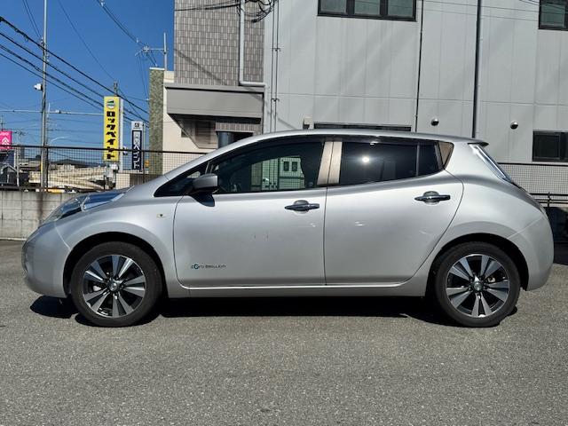 リーフ Ｘ（３０ｋｗｈ）　ＥＴＣ　バックカメラ　ナビ　ＴＶ　オートクルーズコントロール　衝突被害軽減システム　アルミホイール　スマートキー　シートヒーター　ＣＶＴ　盗難防止システム　衝突安全ボディ　記録簿　ＡＢＳ　ＥＳＣ　ＣＤ（9枚目）