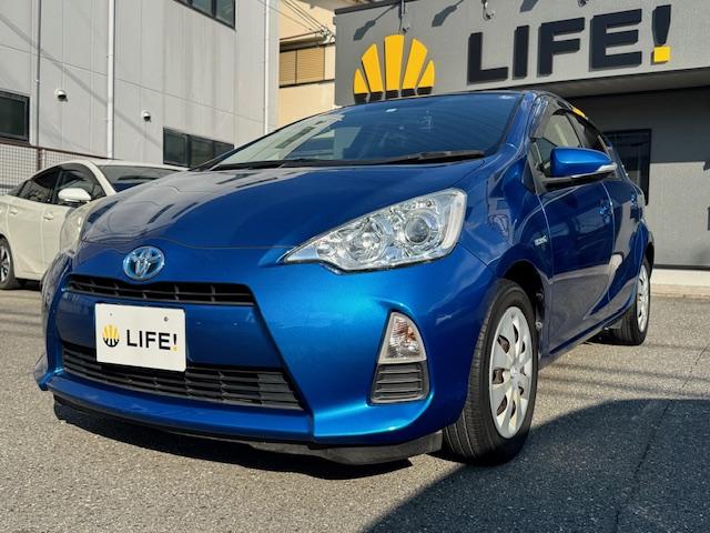 アクア S ドライブレコーダー ETC ナビ TV キーレスエントリー アイドリングストップ 電動格納ミラー シートヒーター CVT 衝突安全ボディ 記録簿 ABS ESC エアコン パワーステアリング(12枚目)