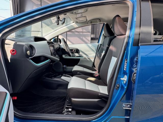 アクア S ドライブレコーダー ETC ナビ TV キーレスエントリー アイドリングストップ 電動格納ミラー シートヒーター CVT 衝突安全ボディ 記録簿 ABS ESC エアコン パワーステアリング(30枚目)