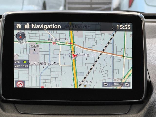 デミオ ＸＤツーリング　バックカメラ　ナビ　オートクルーズコントロール　レーンアシスト　衝突被害軽減システム　アルミホイール　ＬＥＤヘッドランプ　スマートキー　アイドリングストップ　電動格納ミラー　ＡＴ　盗難防止システム（5枚目）