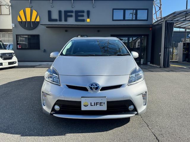 プリウス S バックカメラ ナビ TV アルミホイール オートライト HID CVT スマートキー 電動格納ミラー 盗難防止システム Bluetooth 記録簿 衝突安全ボディ ABS ESC エアコン(13枚目)