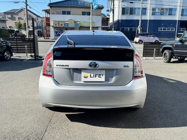 プリウス S バックカメラ ナビ TV アルミホイール オートライト HID CVT スマートキー 電動格納ミラー 盗難防止システム Bluetooth 記録簿 衝突安全ボディ ABS ESC エアコン(17枚目)
