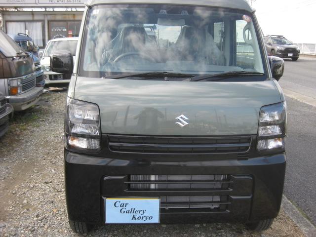 エブリイ Ｊリミテッド　登録済未使用車　Ｊリミテッドターボ車　バックアイカメラ付ディスプレイオーディオ装着車　ワンアクション両側パワースライドドア　ＬＥＤヘッドライトブラック塗装　専用デカール（3枚目）