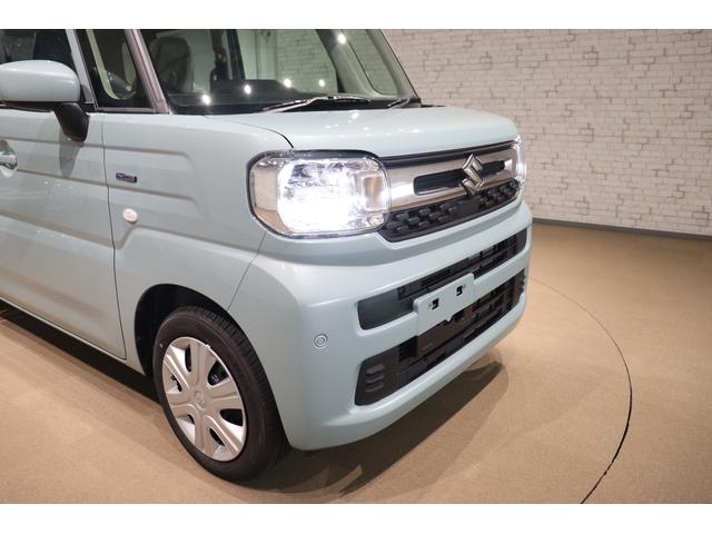 スペーシア ハイブリッドG 両側スライドドア クリアランスソナー レーンアシスト 衝突被害軽減システム オートライト LEDヘッドランプ スマートキー アイドリングストップ 電動格納ミラー ベンチシート CVT 盗難防止システム(21枚目)